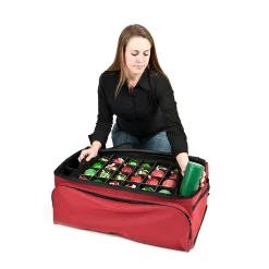Northlight Ornament Storage></noscript>3-Tray Christmas Ornament Pro Storage Bag - Holds Up To 72 Ornaments