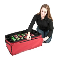 Northlight Ornament Storage></noscript>3-Tray Christmas Ornament Pro Storage Bag - Holds Up To 72 Ornaments
