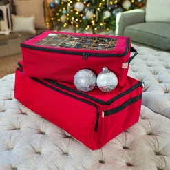 Northlight Ornament Storage></noscript>3-Tray Christmas Ornament Pro Storage Bag - Holds Up To 72 Ornaments