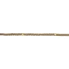 Kurt Adler Warm White Led Brown Cotton Rope Fairy Lights And Timer 9.8 Feet