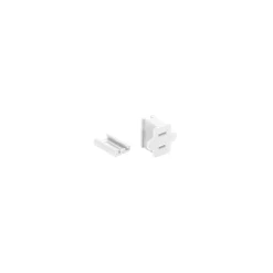 Vickerman White Female Quick Zip Plug For Spt-1 18 Wire Gauge 8 Amps